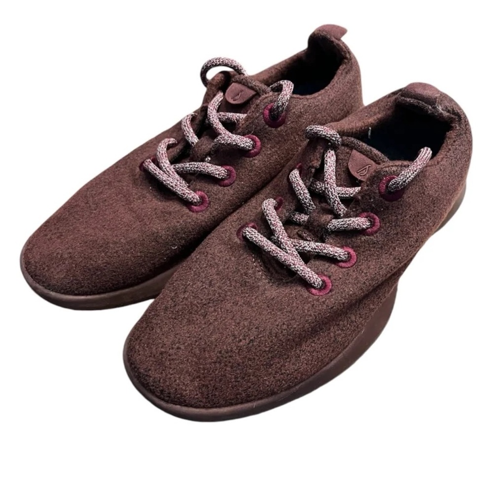 allbirds wool runners dark red